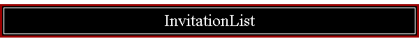 InvitationList