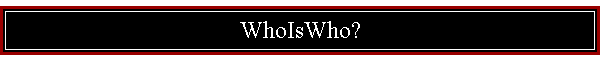 WhoIsWho?
